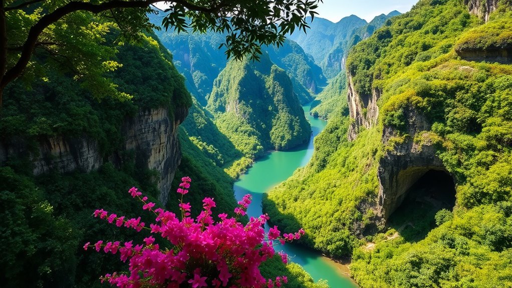 cave exploration and hiking