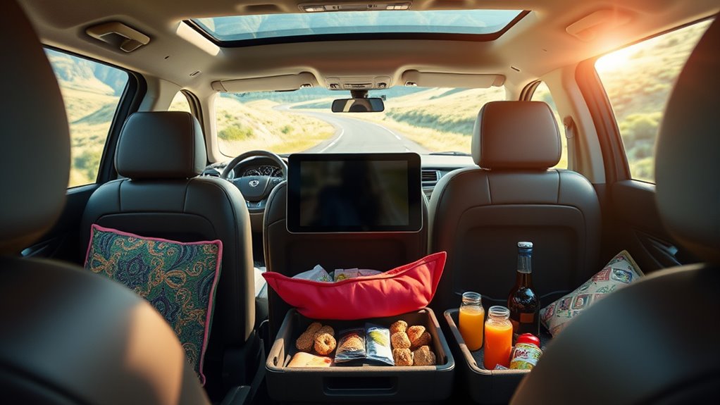 comfortable and entertaining road trips