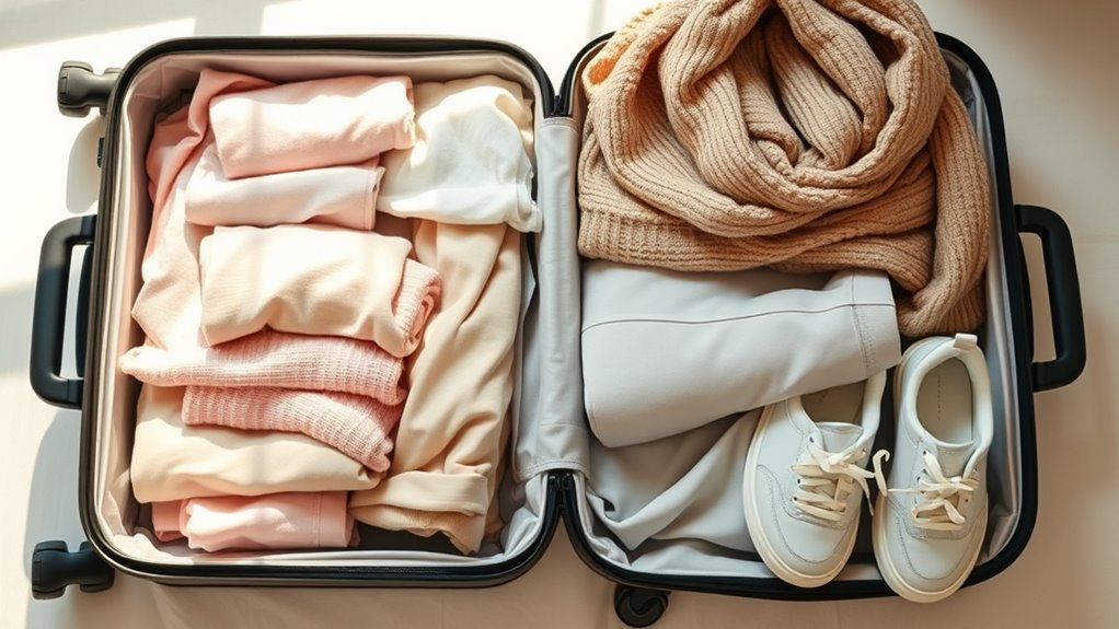 comfortable flight clothing choices