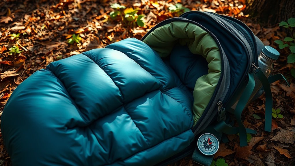 cozy insulated sleeping bag