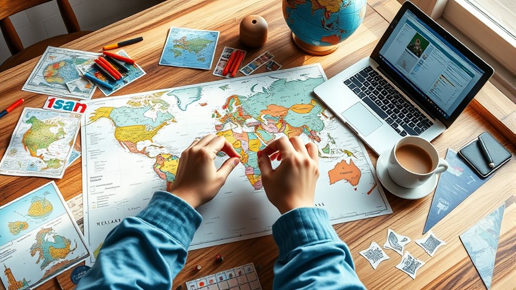 creating a travel map