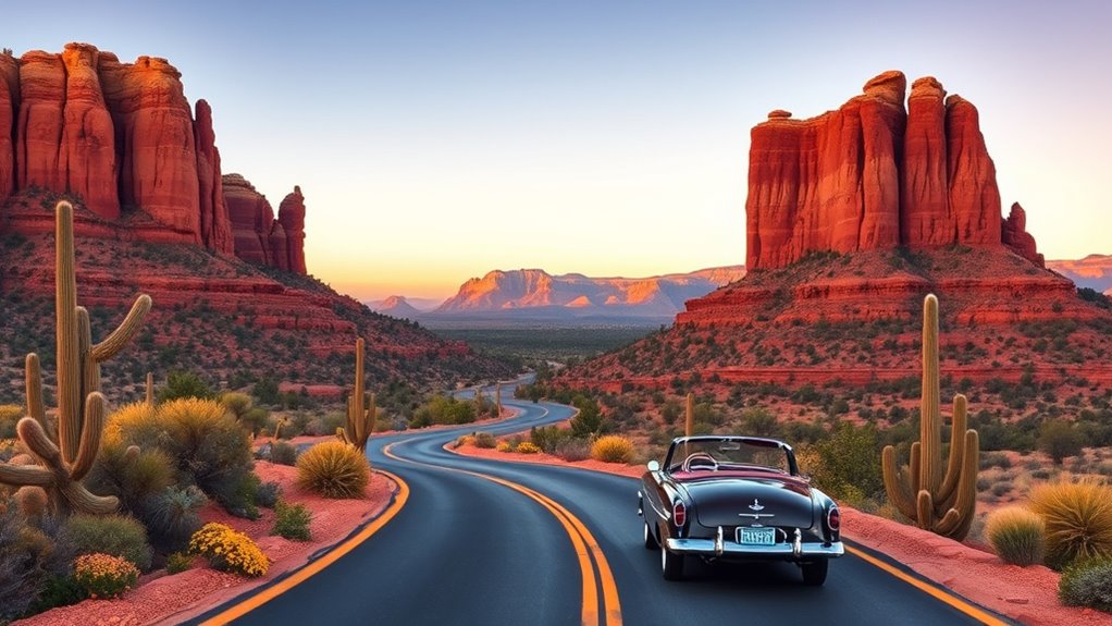 desert landscapes and scenic drives