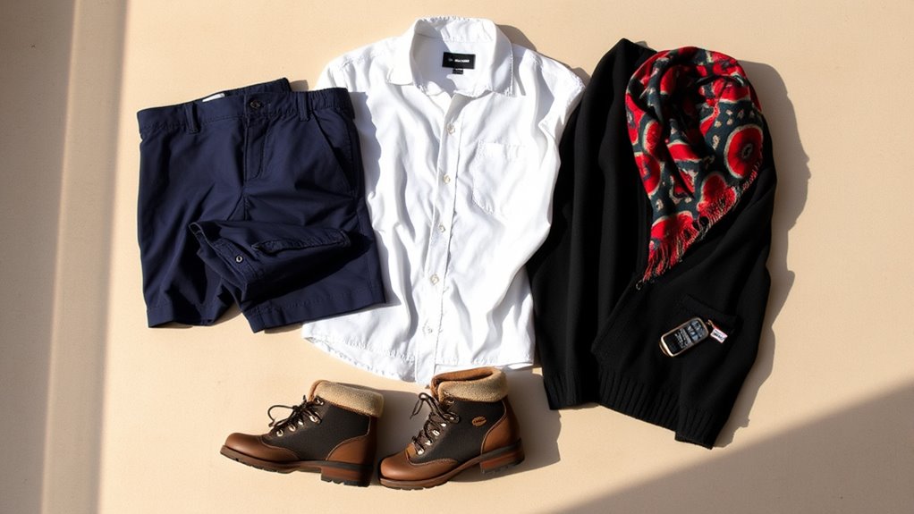 essential travel clothing items