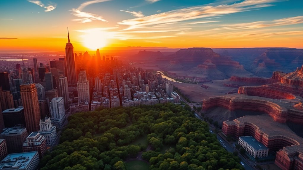 iconic cities natural wonders