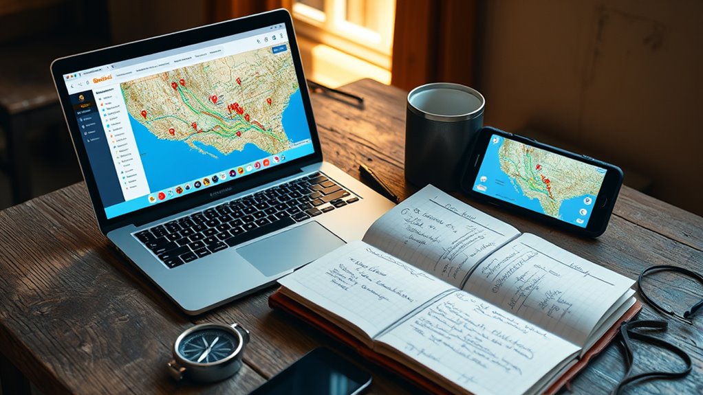 interactive travel itinerary management