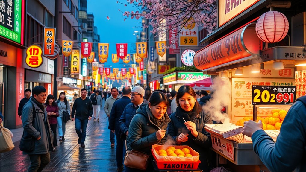 osaka s vibrant street food