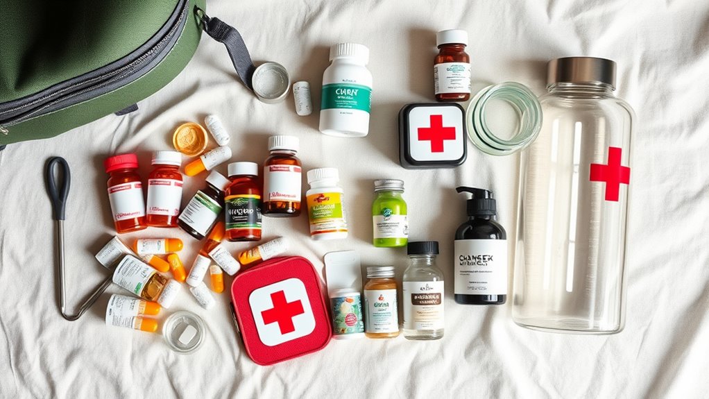 pack health supplies wisely