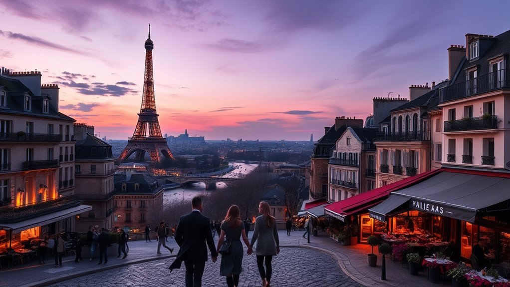 parisian attractions and cuisine