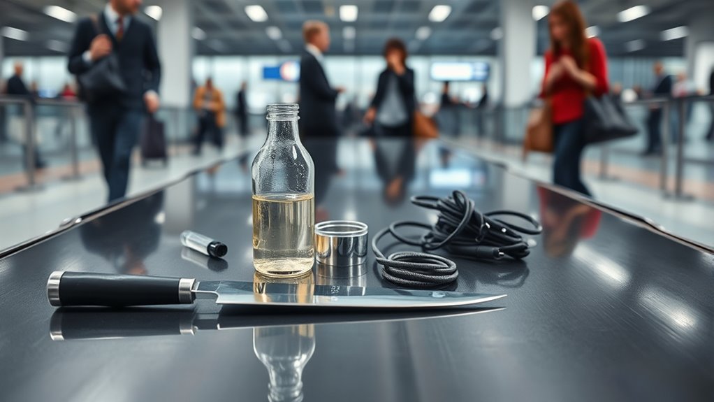 prohibited items on flights