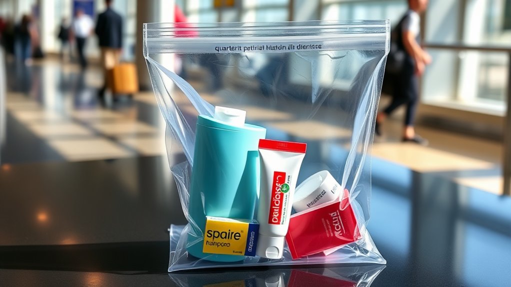 quart bag liquid rules