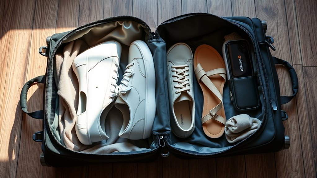 shoe selection for travel