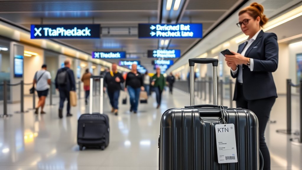 streamlined airport security access