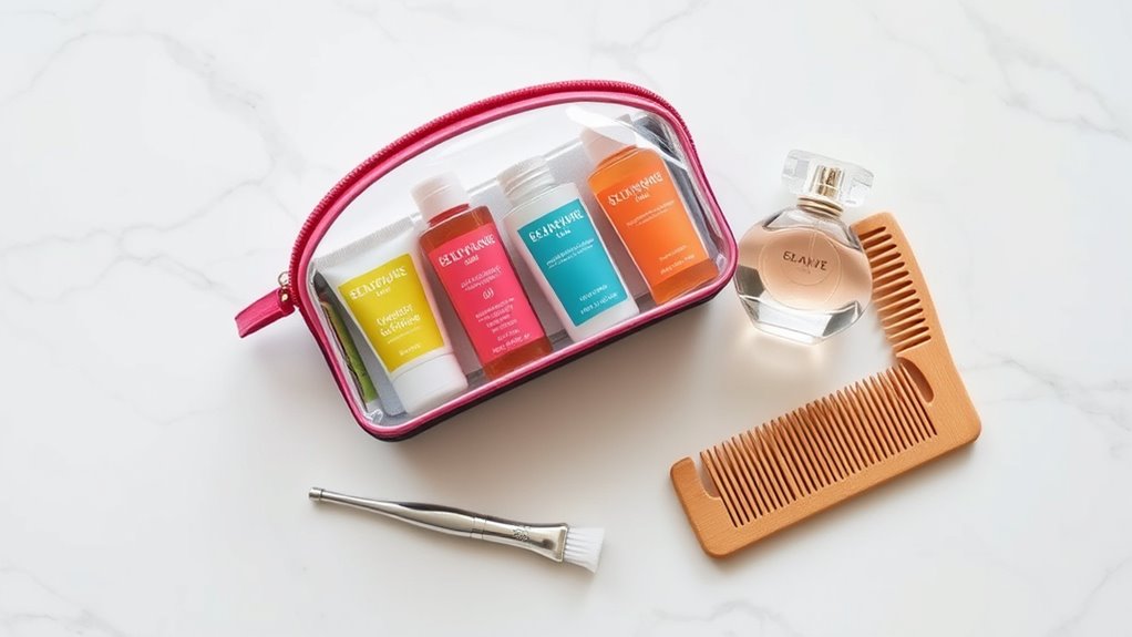 toiletries for travel convenience