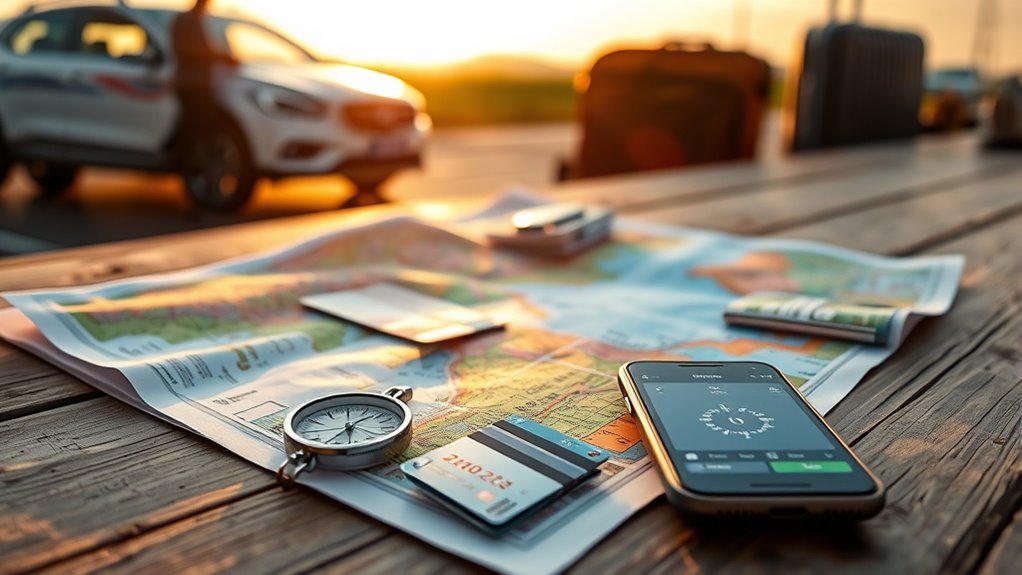 travel documents and budgeting