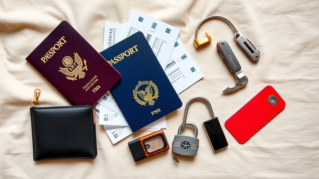 travel documents and safety