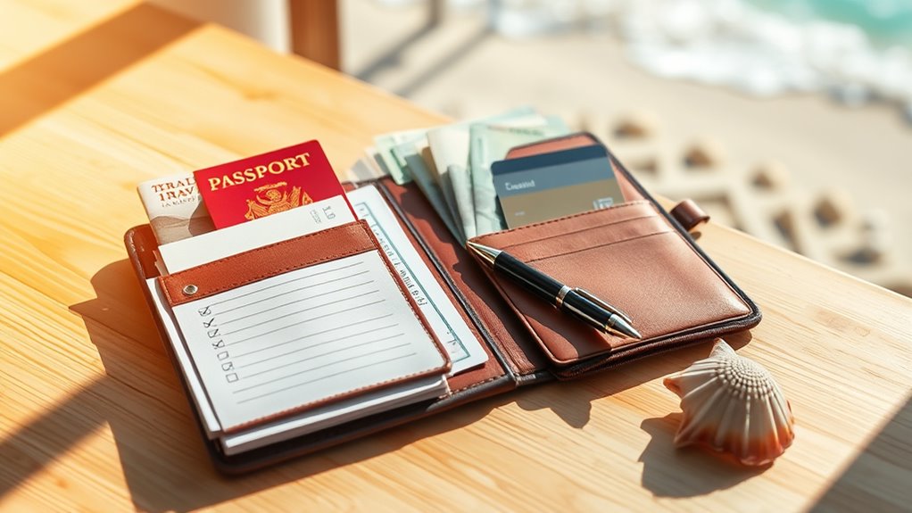 travel essentials passport insurance cash
