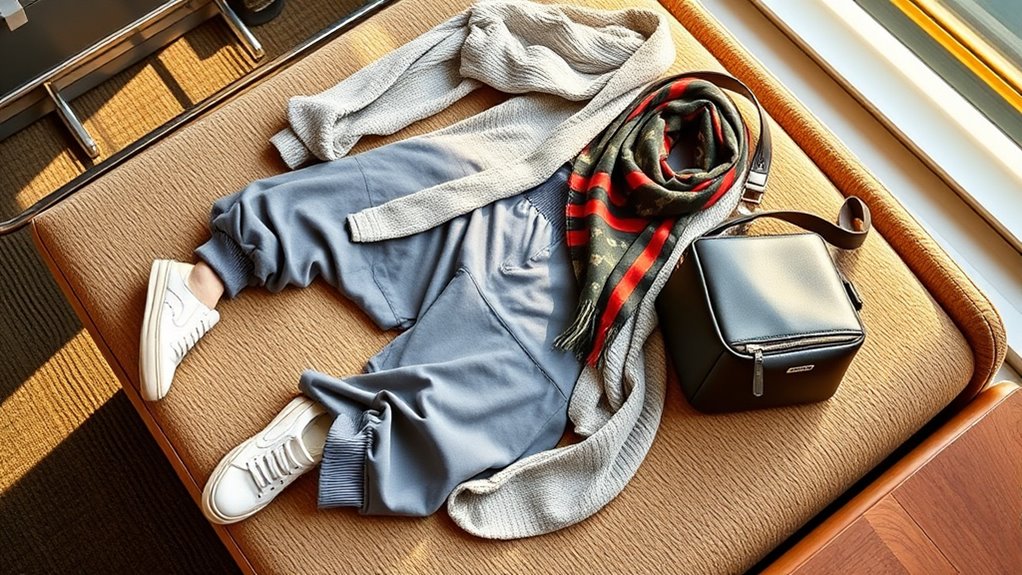 travel in comfortable layers