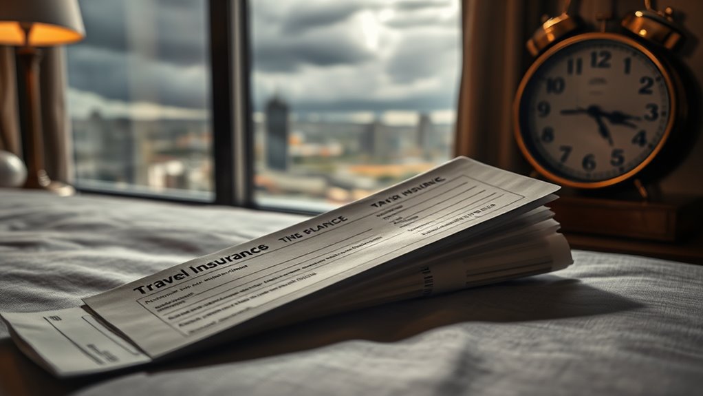 travel insurance before departure