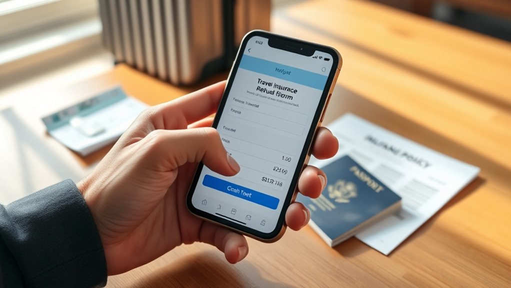 travel insurance refund process