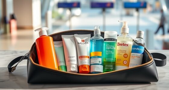travel size liquid essentials