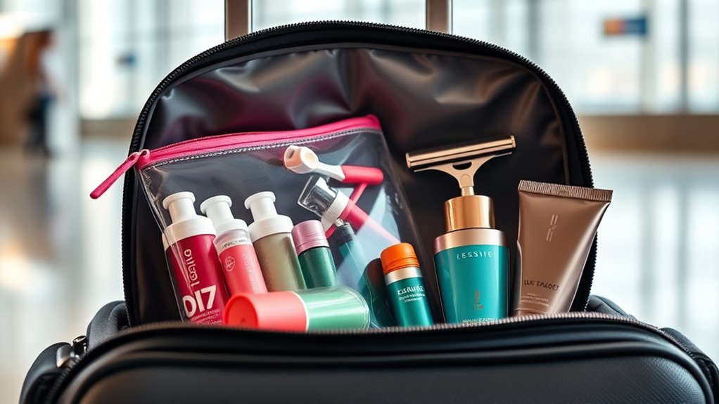 travel sized toiletry essentials