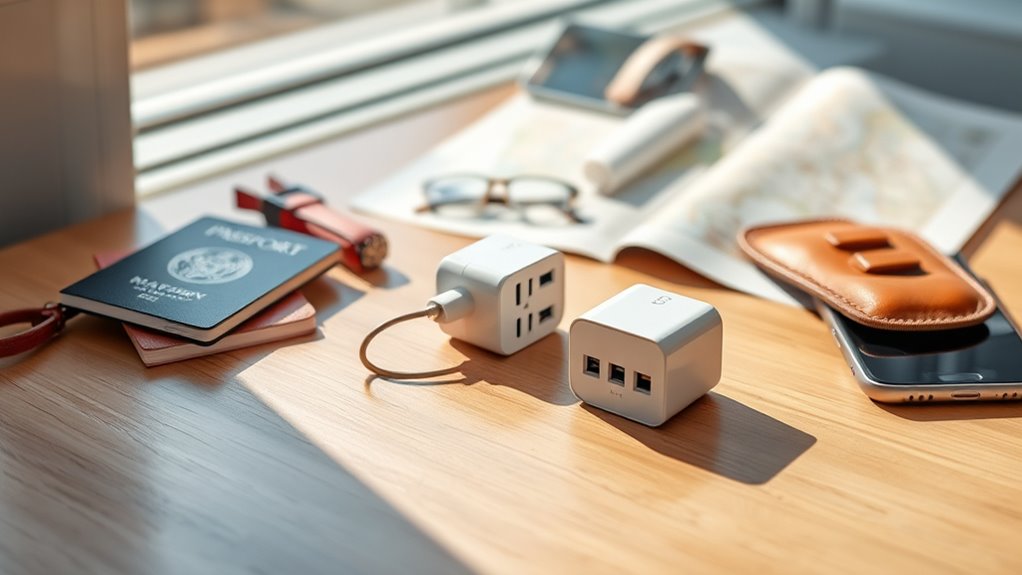 travel smart with adapters