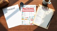 trip packing list templates