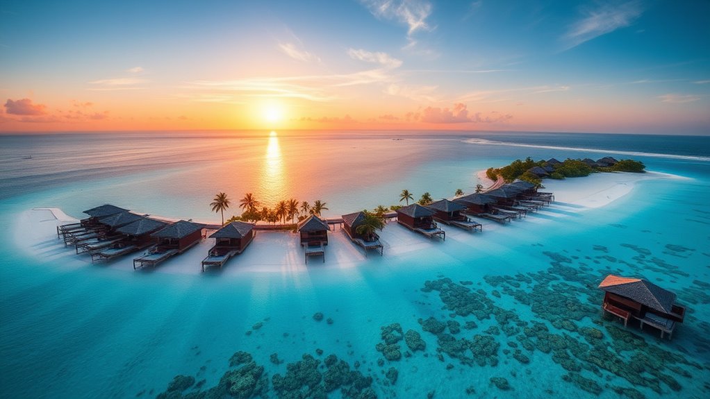 tropical paradise with luxury