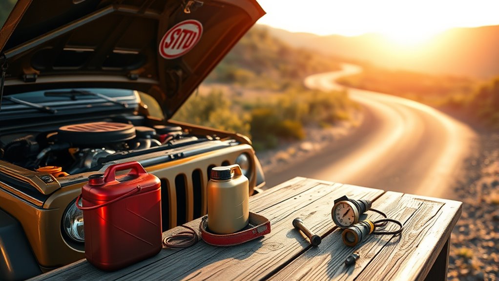 vehicle maintenance for adventure