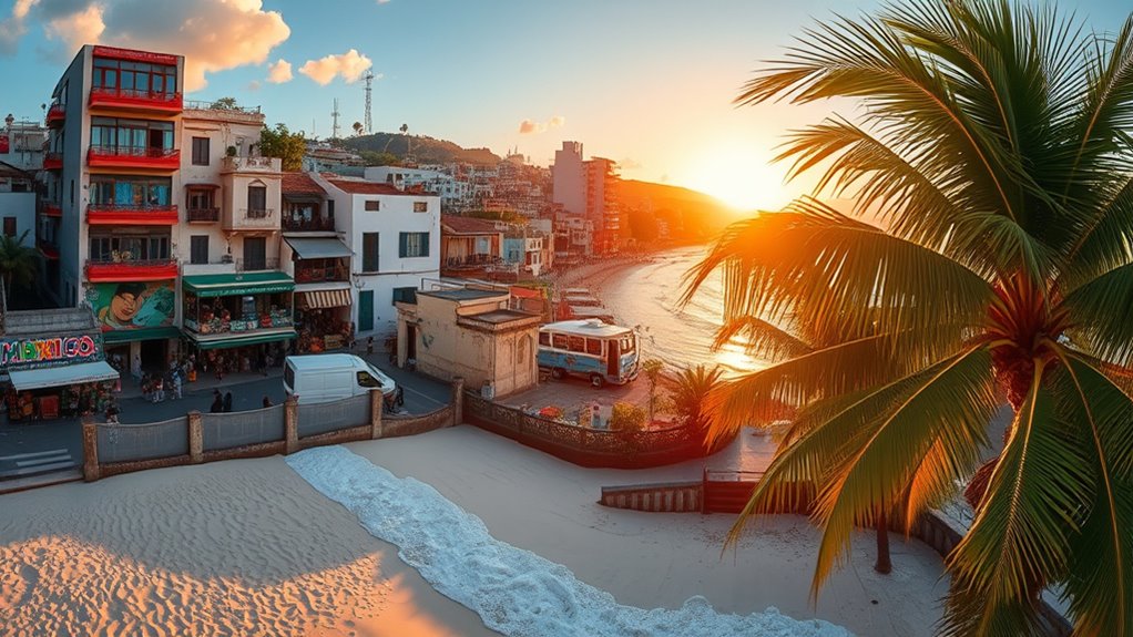 vibrant cities stunning beaches